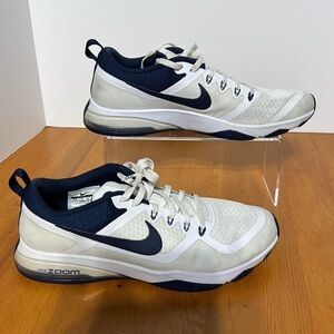 Men’s Nike Penn State gym shoes/sneakers. Blue and white. Size 9.5 EU see.